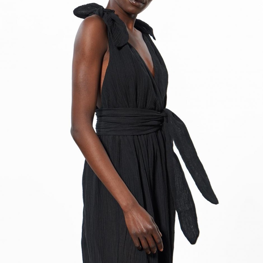 Mara Hoffman Calypso Black Dress Swim Cover-Up Size XS